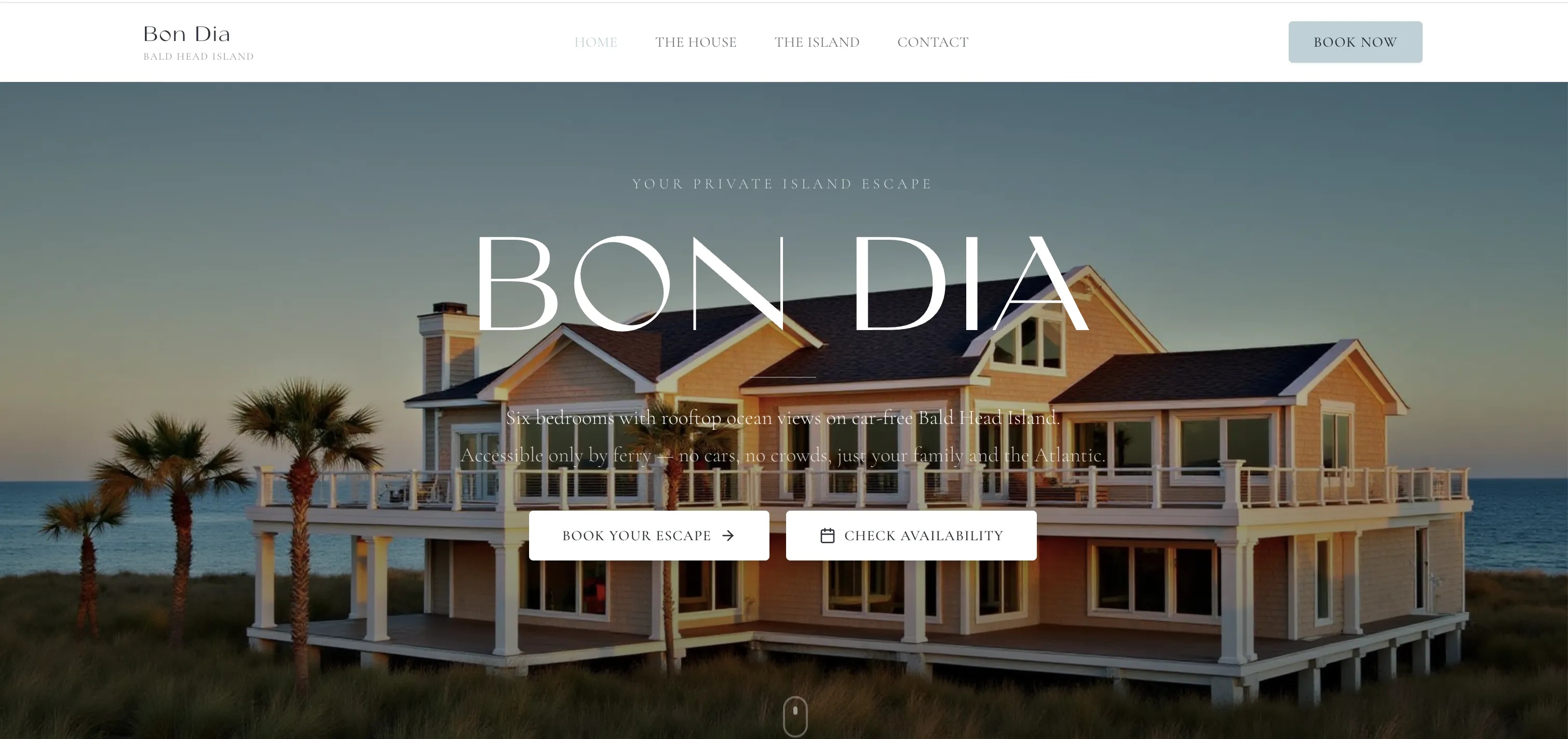 Bon Dia Beach House - Homepage