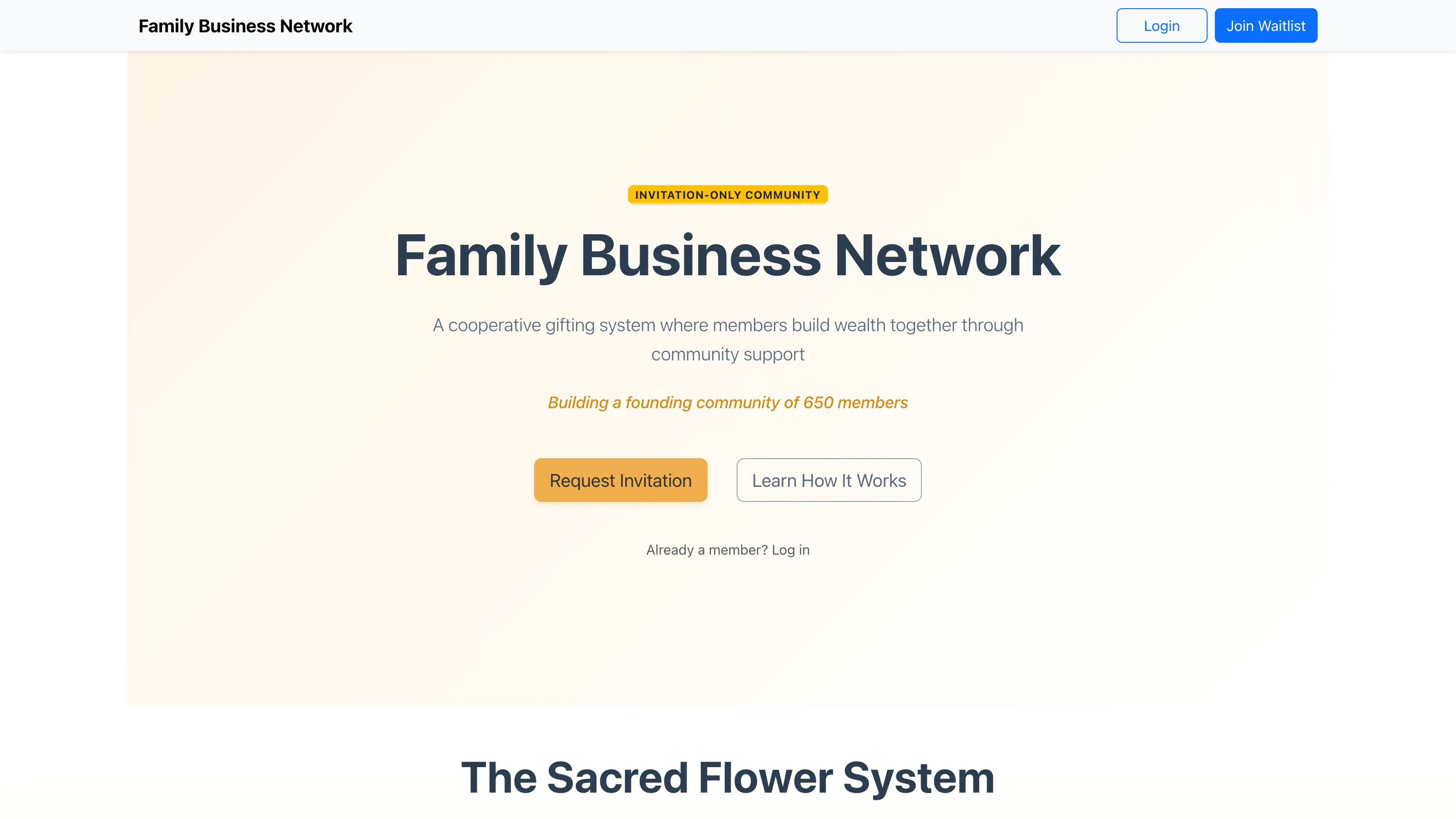 Family Business Network - Main Interface