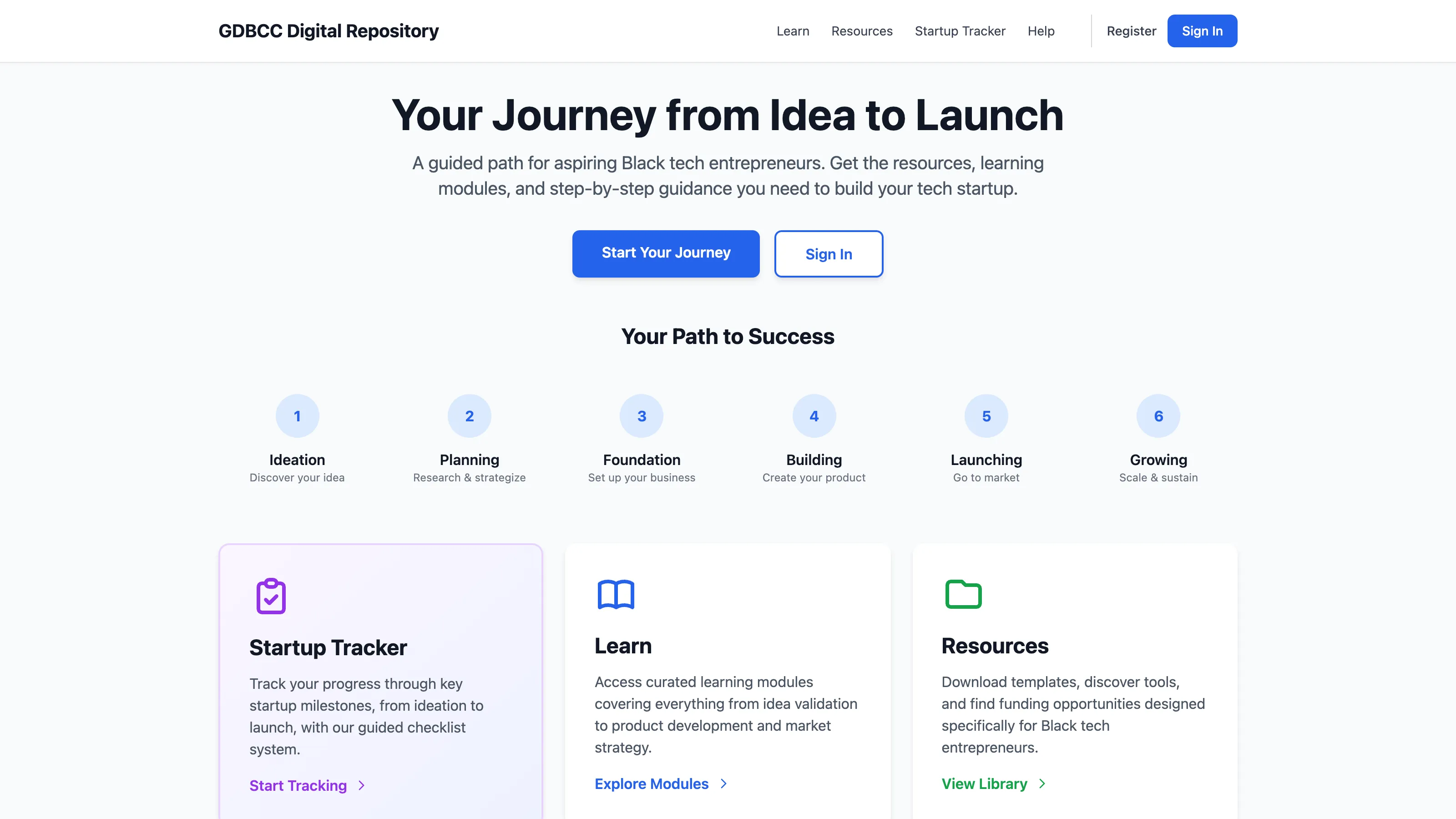 GDCC Digital Repository - Main Interface